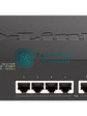 Коммутатор D-Link DGS-1100-10MPPV2/A, 8×1 Гбит/с + 2×1 Гбит/с SFP, настраиваемый