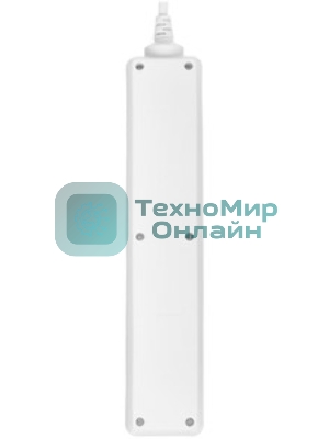 Сетевой удлинитель Buro BU-PS5.3/W 3 м (5 розеток) белый (пакет ПЭ)