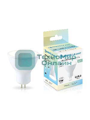 Лампа светодиодная Ambrella light 161104 LED MR16 11W IC GU5.3 4000K 175-265V