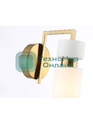 Настенный светильник Ambrella light LH56130 BS/FR латунь/белый матовый E14 max 40W 150*100*210