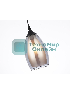 Светильник Ambrella light TR3537/3 BK/SM/FR черный/дымчатый/белый матовый E27/3 max 40W 640*120*820
