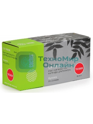 Картридж лазерный Cactus CS-TK580K черный (3500 стр.) для Kyocera FS-C5150DN