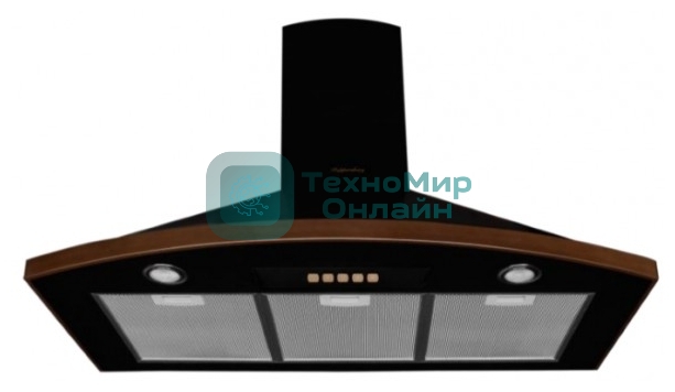 Вытяжка каминная Kuppersberg BONA 90 B бежевый/бронзовый, 59.5 см, 650 куб. м/ч, 58 дБ