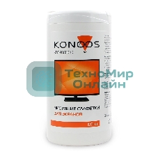 Салфетки для ЖК-экранов в банке KBF-100ECO, 100 шт.