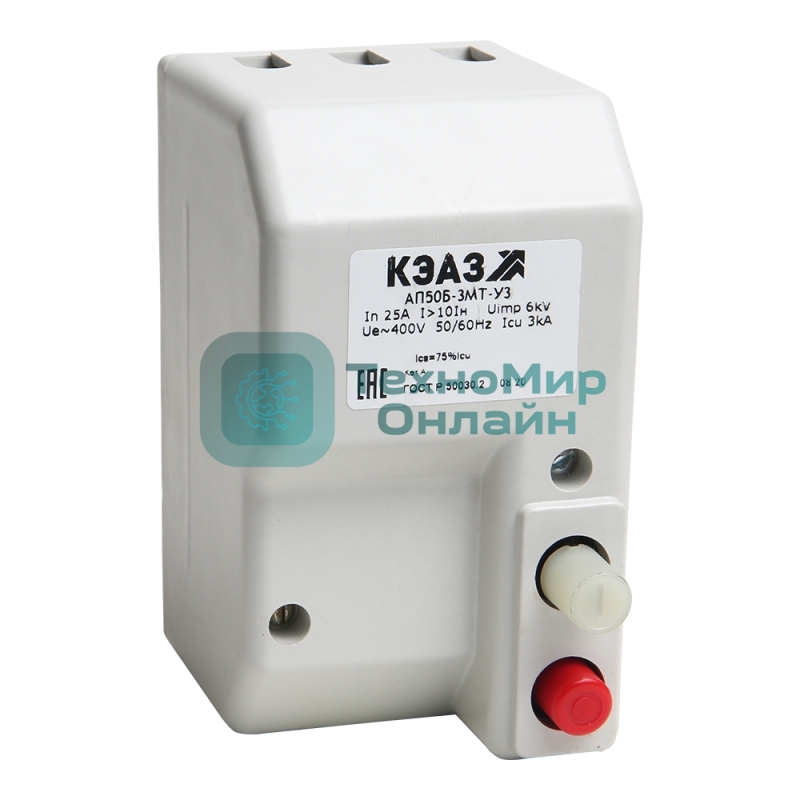 Выключатель автоматический АП50Б 2МТ 16А 10Iн 400AC/220DC У3 КЭАЗ 106903