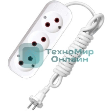 Удлинитель Universal 3 м ПВС 2x0,75 3 гн У6-639 М .