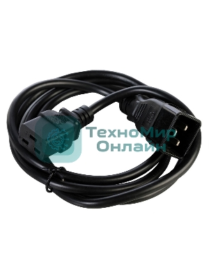 Шнур питания Rem R-16-CORD-C19-S-1.8 C19-Schuko проводник.:3x1.5мм2 1.8м 250В 16А (упак.:1шт) черный