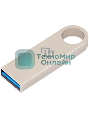 Флешка USB Digma DRIVE3 (DGFUL032A30SR), 32Gb, USB 3.0, R/W 70/30, серебристый