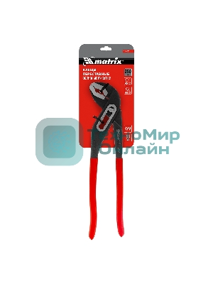 Переставные клещи Matrix 250 мм, хром-ванадий, обливные рукоятки