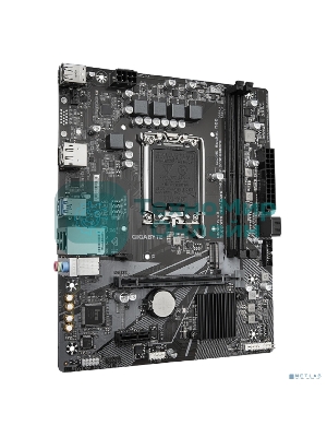 Материнская плата Gigabyte H610M K V2, LGA1700, Intel H610, 2xDDR5, 2xSATA, 1xM.2, 1xPCIe 4.0 x16, 1xPCIe 3.0 x1, 1xDP, 1xHDMI, 1x1Gb LAN, 2xUSB-A 5Gbps, 4xUSB-A 2.0, 3x3.5 мм, 7.1, mATX