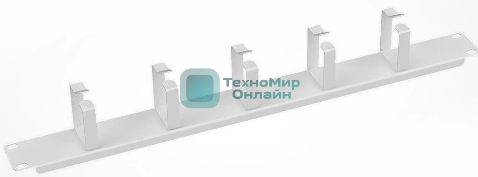 Кабельный органайзер горизонтальный Sysmatrix SA 0020.014 односторонний кольца 1U шир.:19