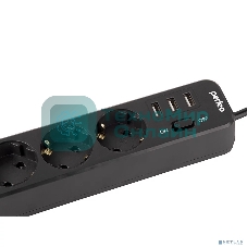 Сетевой фильтр PERFEO (PF_C3907) 3 роз х 2 м черный