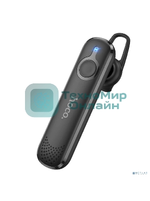 Моно-гарнитура Hoco E63 черный, внутриканальный (моно), Bluetooth 5.0, заушное крепление, до 10 ч