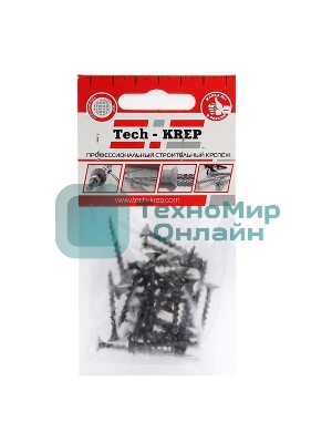 Саморез 3.8х35 гипсокартон-дерево (уп. 30 шт) пакет Tech-Krep 113128