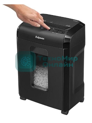 Шредер Fellowes Powershred 10M FS-4630601 DIN P-5, 2х15мм, 10лст., 19лтр., Safety Lock, с микрорезкой
