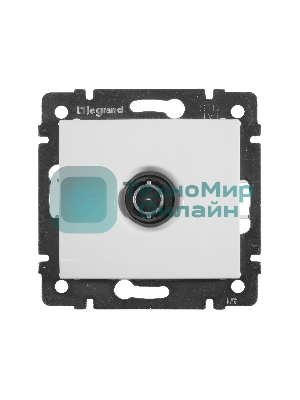 Розетка телевизионная TV Valena звезда 1,5Дб 2400МГц (белая)