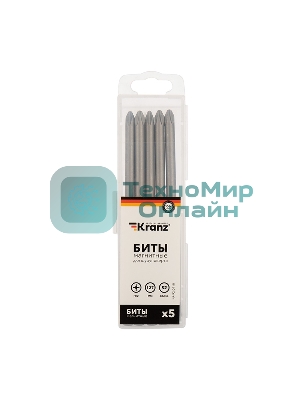 Бита Kranz PH2х127 мм для шуруповерта (упак. 5 шт.)