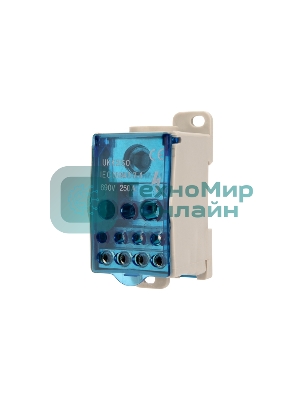 Блок распределительный Rexant РБД-250А на DIN-рейку