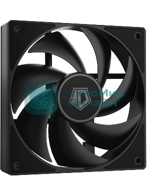 Вентилятор для корпуса ID-Cooling AF-125-K черный, 120 мм, 2000 об/мин, 29.85 дБ, 4 pin