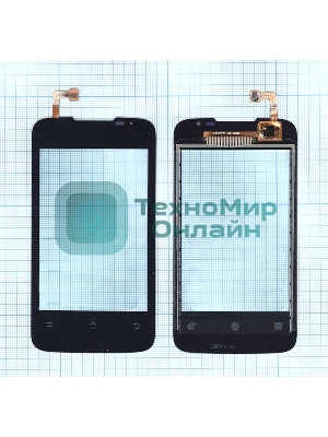 Сенсорное стекло (тачскрин) для Huawei HX035579A_VO W1447, черное