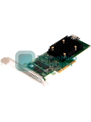 Адаптер SAS 9500-8i SGL (05-50077-03) PCIe v4 x8 LP, Tri-Mode SAS/SATA/NVMe 12G HBA, 8port(2*int SFF8654), 3808 IOC
