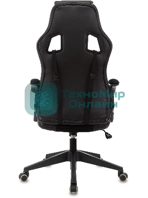 Кресло Zombie Arena черный, экокожа, 120 кг, механизм качания