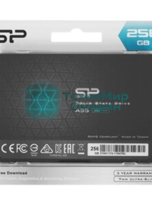 Накопитель SSD Silicon Power Ace A55, 256Gb, SATA III, 2.5