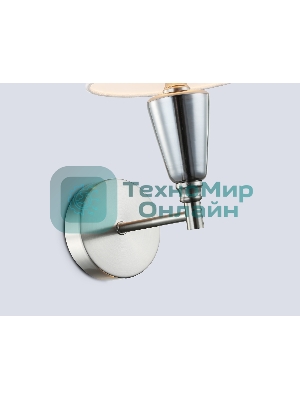 Настенный светильник Ambrella light LH75259 SN/FR сатин никель/белый матовый E14 max 40W 210*160*325