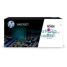 Картридж лазерный HP 656X пурпурный увеличенной емкости для HP CLJ M652/M653 (CF463X) 22000 стр
