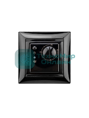 Терморегулятор механический Rexant RX-308B черный (совместим с Legrand серии Valena)