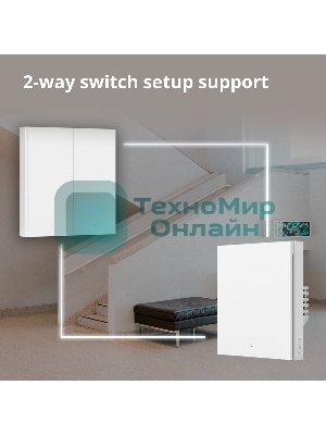 Выключатель умный Aqara Smart wall switch H1 ((with neutral, single rocker) WS-EUK03