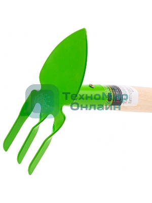 Мотыжка комбинированная, 60х380 мм, стальная, деревянная рукоятка, АГРОНОМ, Россия Сибртех