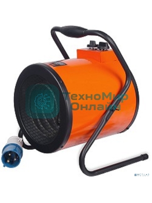 Электрокалорифер PATRIOT PT-R 5 633307265 (Мощность по ступеням 3.0/4.5 кВт, поток воздуха 420м3/час, вес 7кг)