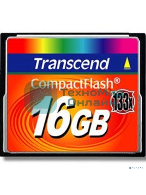 Флеш карта Transcend CF TS16GCF133/CF (Compact Flash)/16 ГБ/40 МБ/с