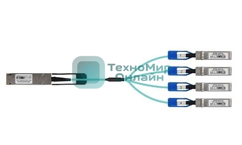 Кабель LR-LINK OPTICAL QSFP28 100G 3M LRAOC-QSFP28-4SFP28-3M