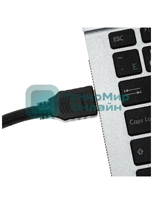 Кабель аудио-видео Cactus CS-HDMI.2-7 HDMI (m)/HDMI (m) 7м. позолоченные контакты черный