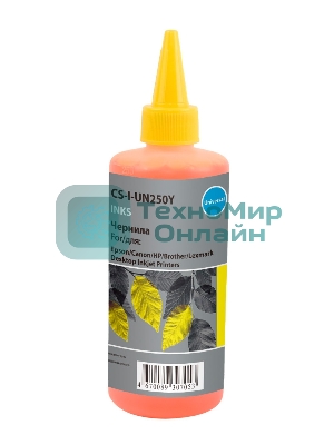 Чернила Cactus CS-I-Un250Y желтый 250мл для HP/Lexmark/Canon/Epson/Brother