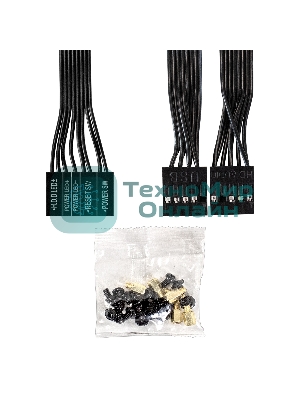 Компьютерный корпус Minitower ExeGate EX299408RUS BAA-403-AA500 (mATX, БП AA500 с вент. 8см, 2*USB, HD Audio, черный)