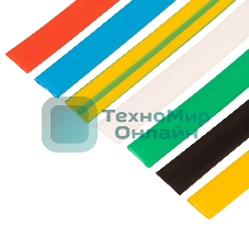 Набор термоусаживаемых трубок Rexant №16 ТУТ нг 8/4 мм, 7 цветов (упак. 21 шт. по 10 см)