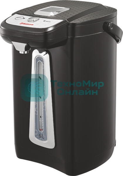 Термопот Sakura SA-1346BS 6.0л подсветка черный