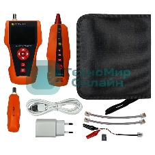 Кабельный тестер с измерением длины с трассировкой кабельных линий и определением POE