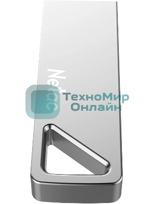 Флешка USB Netac U326 (NT03U326N-008G-20PN), 8Gb, USB 2.0, R/W 50/15, серебристый