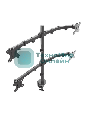 Кронштейн ONKRON D421E для четырех мониторов 13