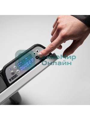 Конвектор электрический гибридный Denzel HybridX-1000 белый, 1000 Вт, 20 м2, термостат, дисплей