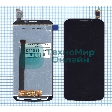 Дисплей для Alcatel Pop S7 7045Y черный
