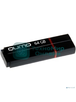 Флешка USB 3.0 QUMO 64Gb, Speedster черный