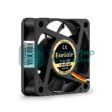 Вентилятор для корпуса ExeGate ExtraSilent ES06015B3P черный, 60 мм, 2500 об/мин, 17 дБ, 3 pin