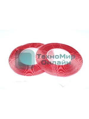 Скотч двусторонний прозрачный 3M с красной защитной лентой толщина 1 мм ширина 2 мм 10 м 2 шт. 112191