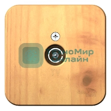 Коннектор TV ОП BLANCA изол. пласт. ясень SchE BLNTA000015