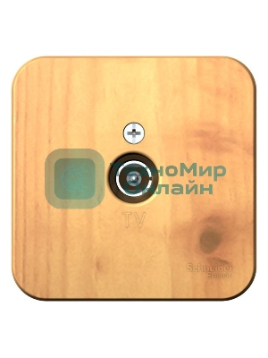 Коннектор TV ОП BLANCA изол. пласт. ясень SchE BLNTA000015